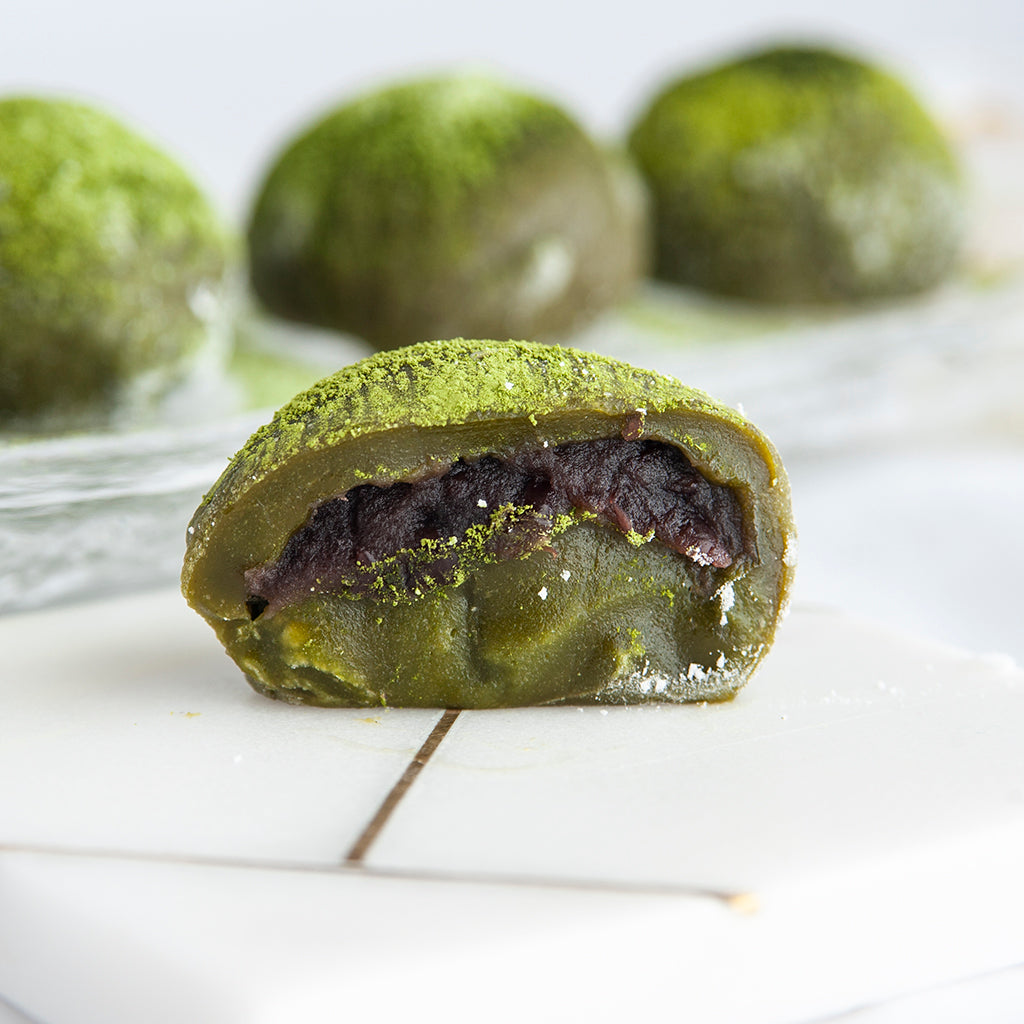 Matcha Daifuku with Red Bean Filling