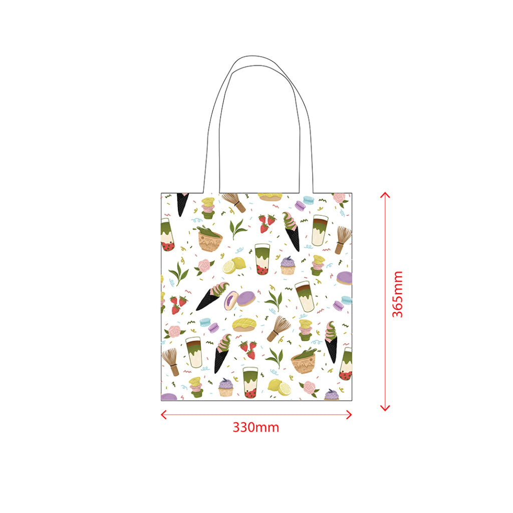 Whisk Matcha Cafe x Level V Bakery Tote Bag
